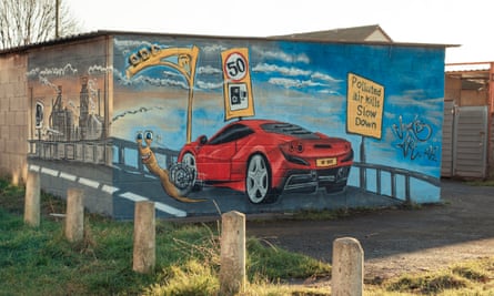 The local street artist Steve Jenkins has recently completed a mural on the wall where the Banksy first appeared