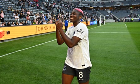 Bay FC’s new striker Asisat Oshoala has been named African Women’s Footballers of the Year six times.