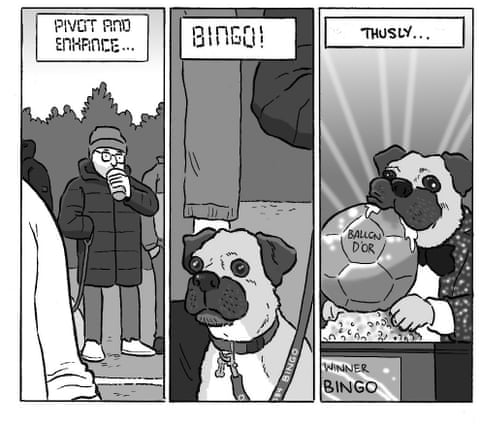 David Squires cartoon on Celtic v Hearts, panel 7