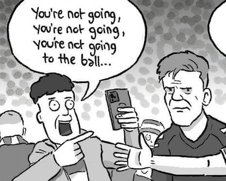 David Squires cartoon on Celtic v Hearts