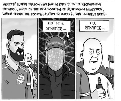 David Squires cartoon on Celtic v Hearts, panel 6