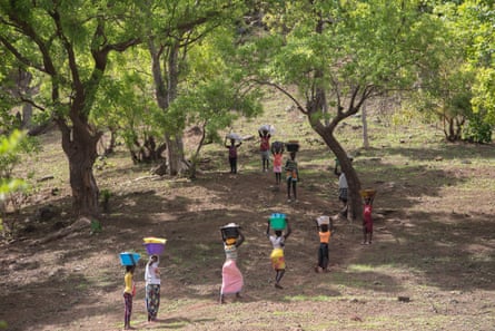 Membres des communautés qui cultivent le fonio dans le sud-est du Sénégal