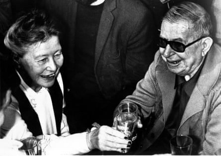 De Beauvoir and Sartre in Paris, June 1977.