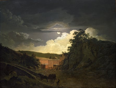 Arkwright’s Cotton Mills By Night, 1782 by Joseph Wright  of Derby.