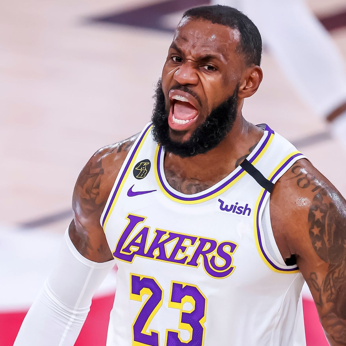 Lebron And Lakers Ground Rockets To Make Long Awaited Return To West Finals Sport The Guardian