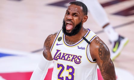 Lebron And Lakers Ground Rockets To Make Long Awaited Return To West Finals Nba The Guardian