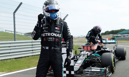 Valtteri Bottas Pips Lewis Hamilton To Pole For F1 S 70th Anniversary Gp Formula One The Guardian