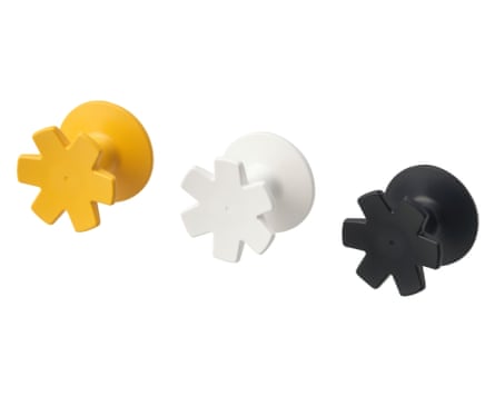 Ikea JORDBORR Hook, self-adhesive, snowflake/multicolour