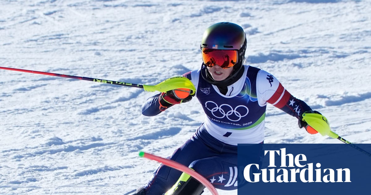 Mikaela Shiffrin storms to second Winter Olympic slalom gold, 12 years after first