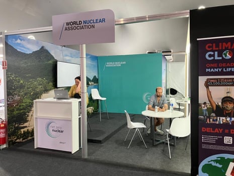 A photo of the World Nuclear Association pavilion