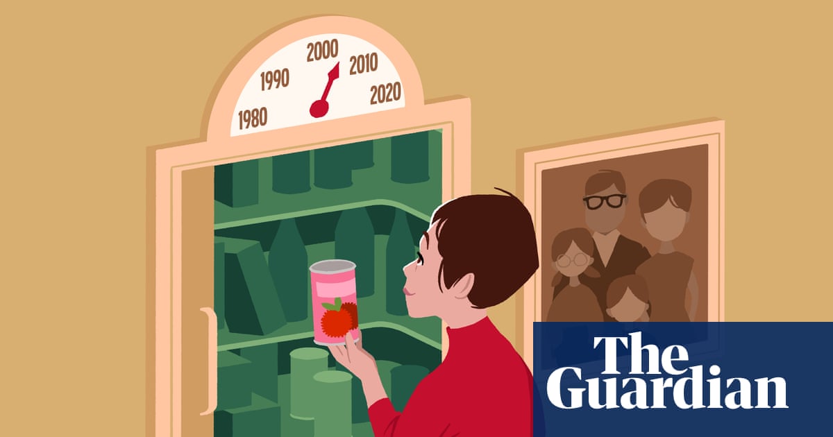 Pantries can be time machines. An expired tin of lychees moved house with us – twice