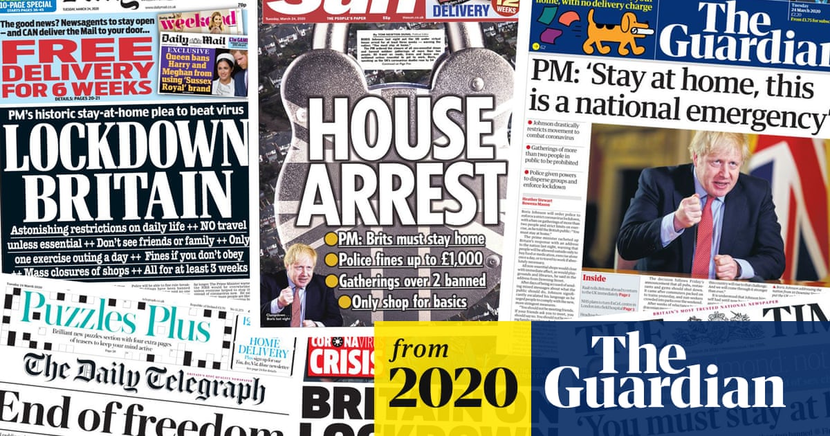 A National Emergency What The Papers Say About The Uk S Coronavirus Lockdown Coronavirus The Guardian A National Emergency What The Papers Say About The Uk S Coronavirus Lockdown Coronavirus The Guardian