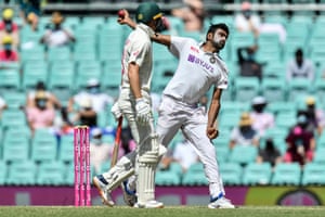Australia news live: Queensland awaits news on coronavirus lockdown; next 14 days 'pivotal' for NSW | Australia news 1 Ravichandran Ashwin of India bowls at the Sydney Cricket Ground on Sunday.