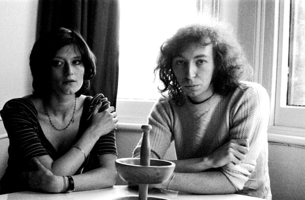 With Linda, 1974.