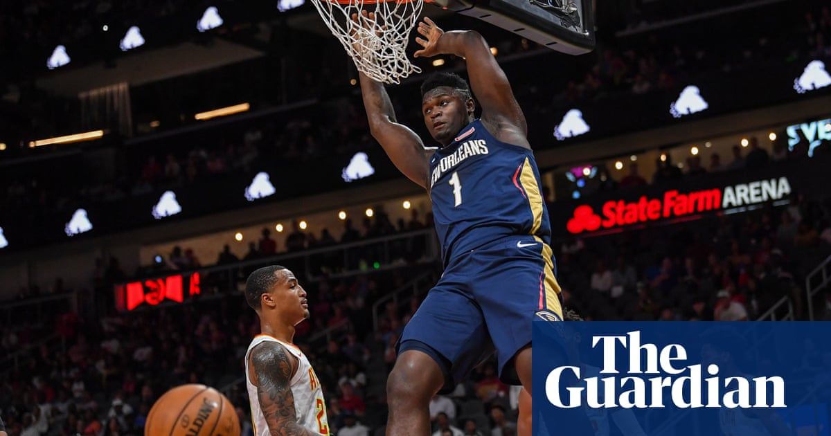 Zion Williamson marks NBA debut for Pelicans with series of huge dunks