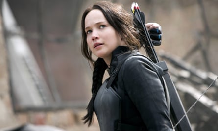 Jennifer Lawrence in The Hunger Games: Mockingjay - Part 1.