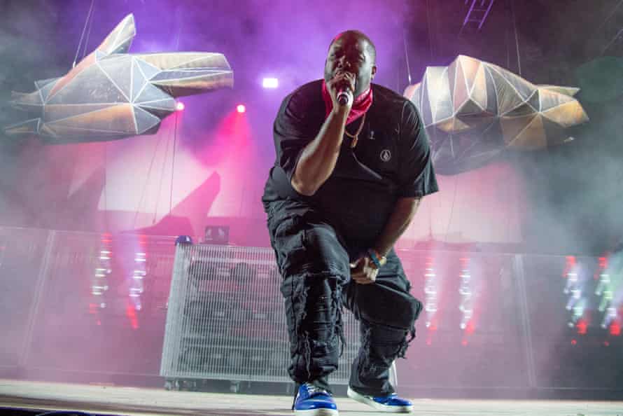 Killer Mike during Run the Jewels’ set at Coachella earlier this year.