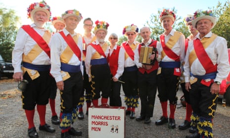 the Manchester Morris men from the BBC documentary For Folk’s Sake: Morris Dancing and Me, made by Richard Macer, fourth from left.