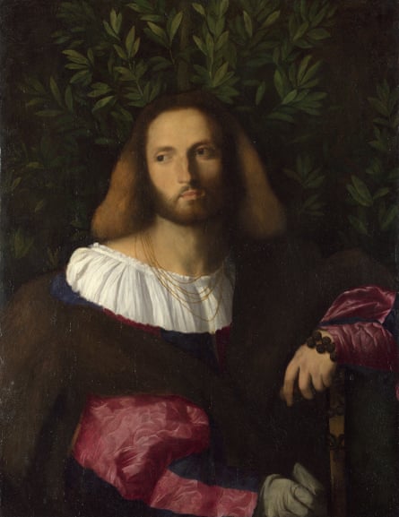 Portrait of a Poet by Palma Vecchio, about 1516
