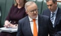 Opposition leader Peter Dutton accuses Anthony Albanese of rushing the announcement of a policy that will impose a ban on younger teenagers and children from accessing social media