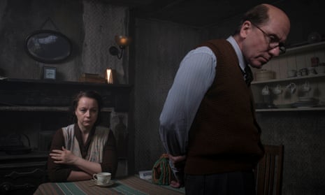 Black misery from one man’s evil ... Tim Roth as Reg Christie and Samantha Morton as Ethel in Rillington Place.