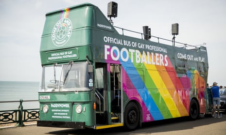 The Paddy Power open-top bus at Brighton Pride.