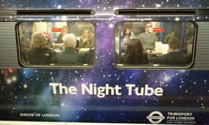 The night tube: services are to be suspended while London’s bars, clubs, restaurants and entertainment venues are closed.