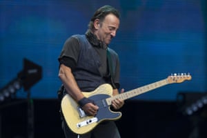 Bruce Springsteen performs in Manchester
