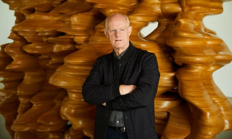 Sculptor Sir Tony Cragg at the Yorkshire Sculpture Park.