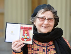 Barlow was appointed a Commander of the Order of the British Empire (CBE) at an investiture ceremony at Buckingham Palace in London on 19 February, 2016