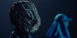 A bejewelled face covering from her spring/summer film Amor Fati.