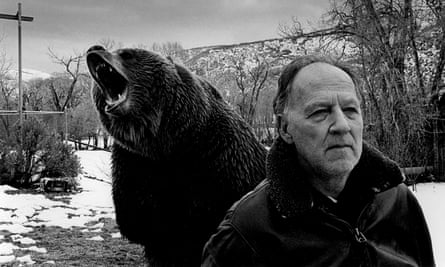 Werner Herzog and friend in Grizzly Man.