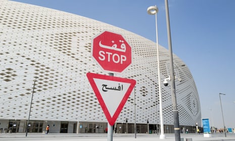 Al Thumama Stadium, which will host games at the 2022 World Cup in Qatar.