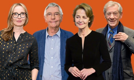 All weighing in … Julie Delpy, Tom Courtenay, Charlotte Rampling and Ian McKellen