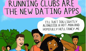 Sarah Akinterinwa cartoon on running clubs