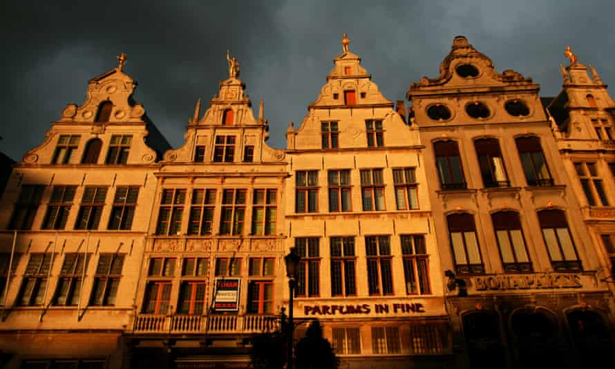 Antwerp, Belgium 38 - Guild houses in the ‘old town’ of Antwerp