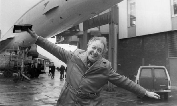 Freddie Laker at Heathrow airport, 1978.