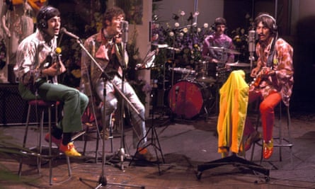 The Beatles at Abbey Road Studios in 1967.