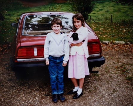 Philippa and her brother.