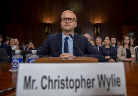 Wylie testifies before the Senate judiciary committee, Washington DC, May 2018.