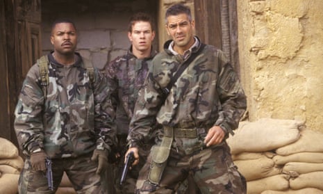 Ice Cube, Mark Wahlberg and George Clooney in Three Kings.