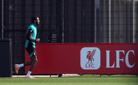 Alexander Isak trains as he continues his comeback from injury