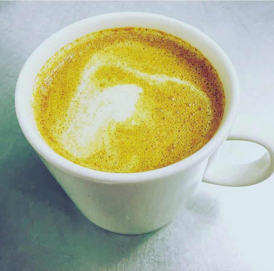 A turmeric latte from Modern Baker.