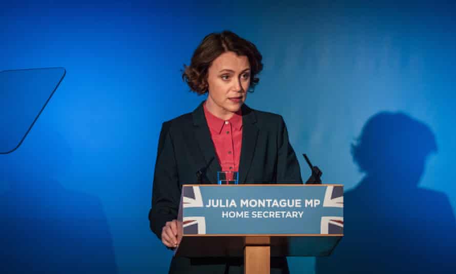 Hawes’s home secretary Julia Montague is modelled on Amber Rudd – but in the era of Theresa May’s holding the position.