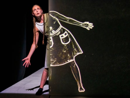 Jasmin Vardimon: Alice review – a fairytale that never quite goes through the looking-glass | Stage 2 Evelyn Hart as Alice.