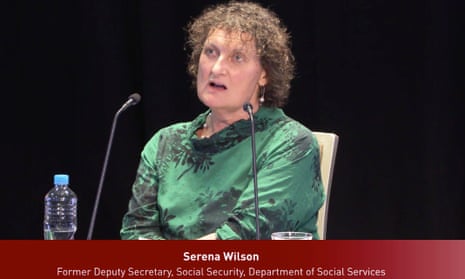 Serena Wilson, a former deputy secretary at the Department of Social Services, appears before the robodebt royal commission