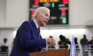 Democratic presidential candidate former Vice President Joe Biden speaks during a campaign rally (AP Photo/Paul Sancya, File)