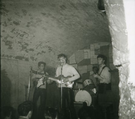 The Beatles playing the Cavern Club in July 1961
