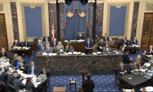 An amendment from the Senate minority leader, Chuck Schumer, is read to the Senate.