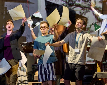 Behind the scenes during rehearsals for L’Orfeo by Monteverdi at Glyndebourne